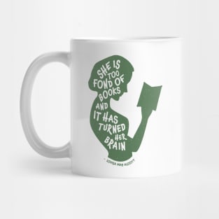 Too Fond of Books Mug